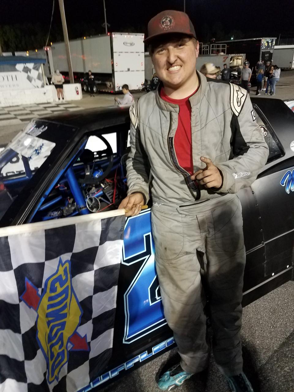 Brothers Daryl McDonald III and Parker McDonald (pictured) are among the Sportsmen division points leaders this season at Five Flags Speedway.