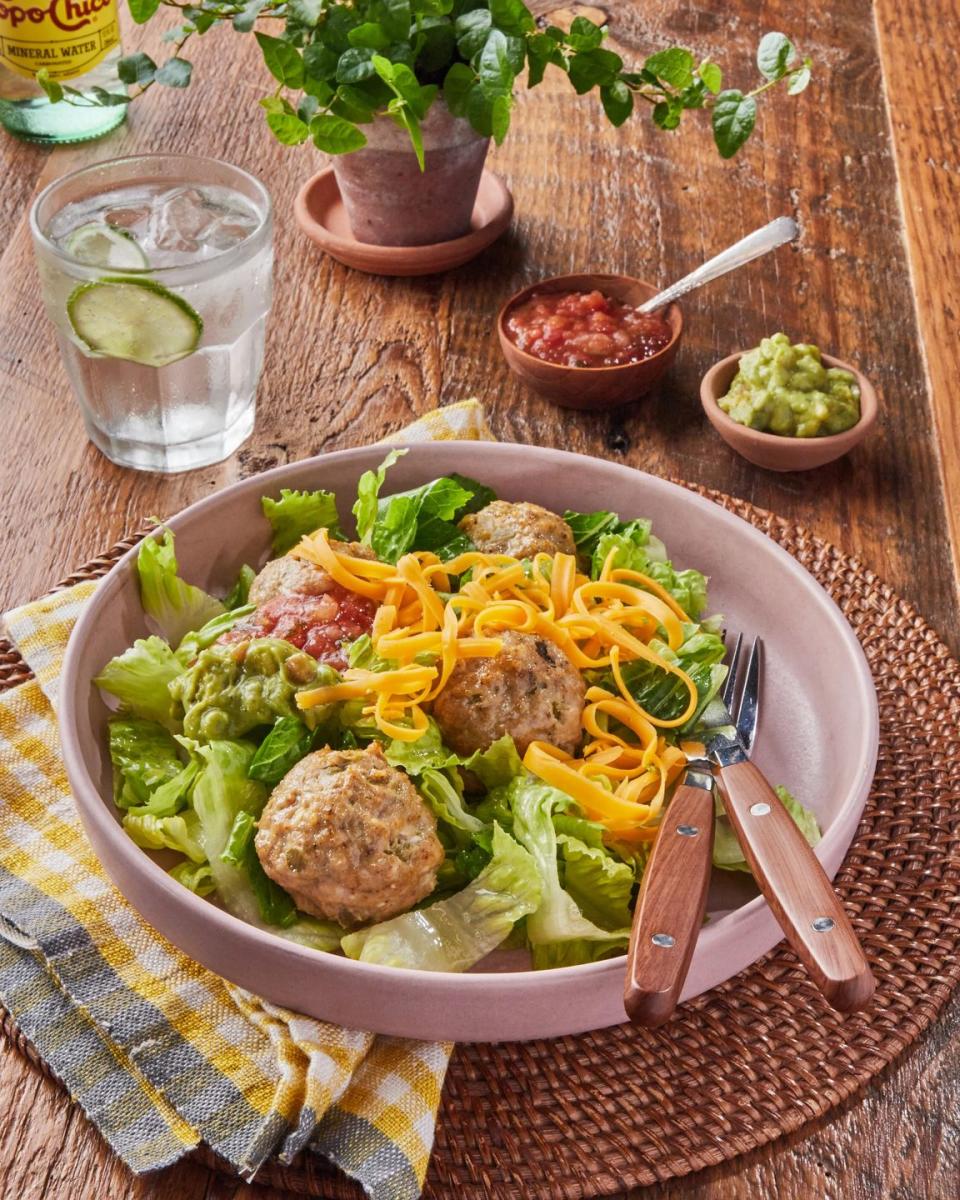 tex mex chicken meatballs