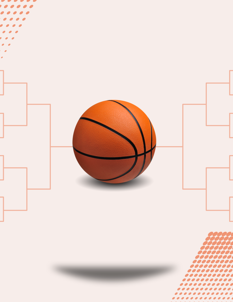 Generic March Madness bracket image