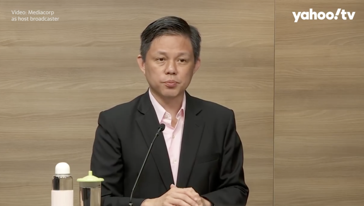 (SCREENSHOT: Trade and Industry Minister Chan Chun Sing/Mediacorp)