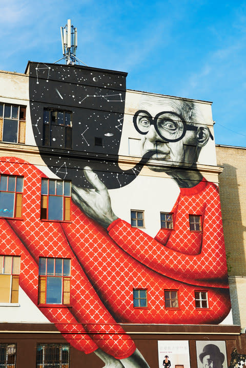 A mural in Kaunas, Lithuania - Credit: GETTY