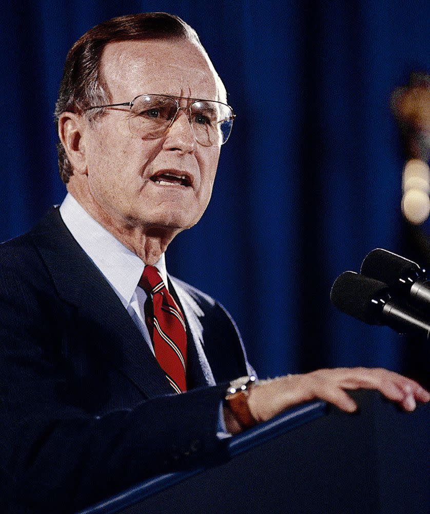 Former President George H. W. Bush in 1989 | Mark Reinstein/Corbis via Getty