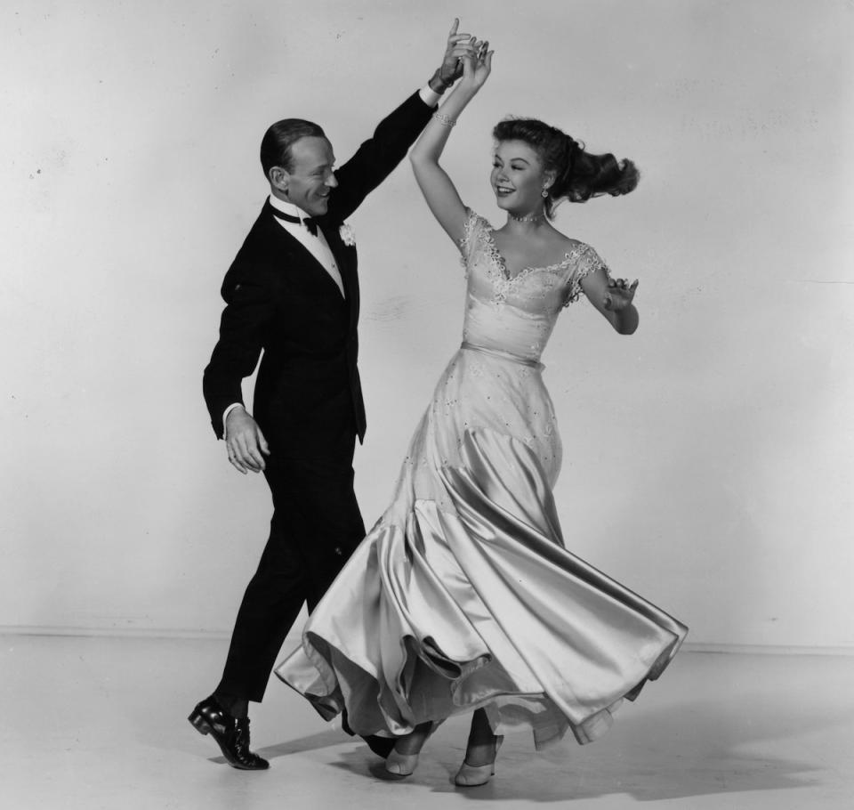 Fred Astaire and Vera-Ellen publicity portrait for the film 'Three Little Words', 1950