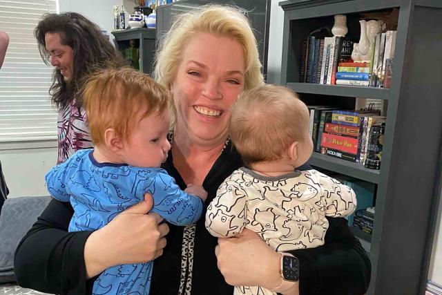 Sister Wives' ' Janelle Brown Bonds with Mykelti's Twins at Family Birthday  Party