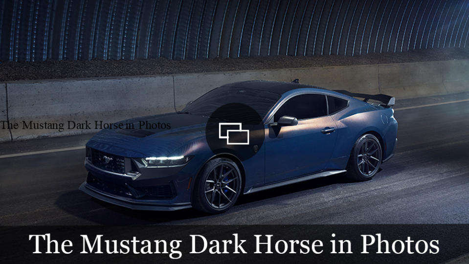 The 2024 Ford Mustang Dark Horse in Photos