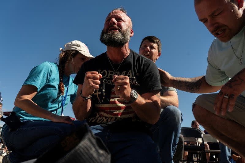 'Take Back Our Border' trucker convoy hosts rally in Quemado, Texas