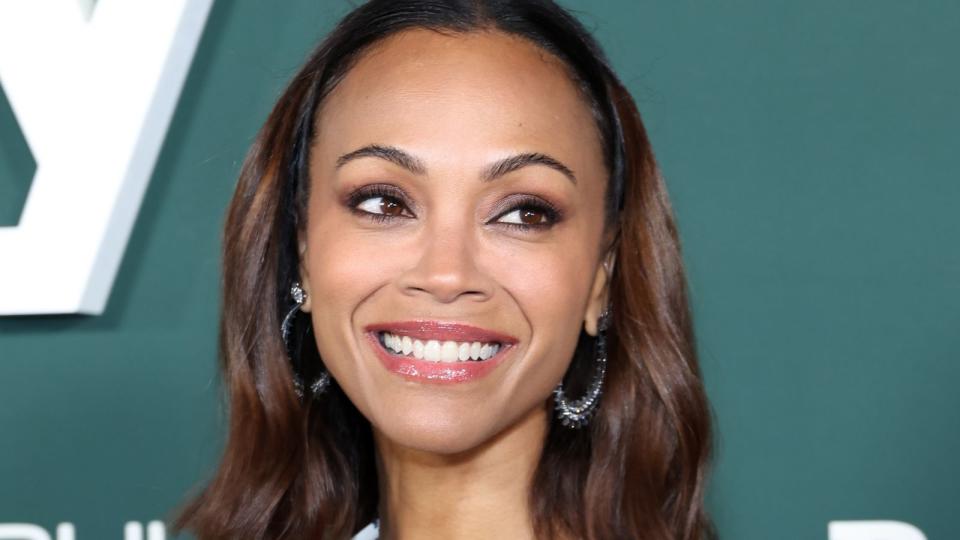 Zoe Saldana showing makeup tricks every woman over 40 should know