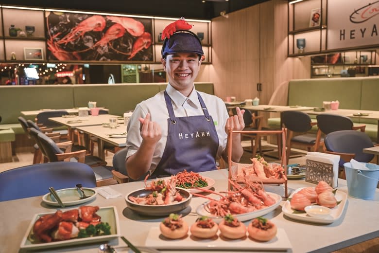 品牌創辦Tony希望大家在台北最繁忙的交通樞紐，仍可放鬆地享用美味蝦料理。攝影/ CCC