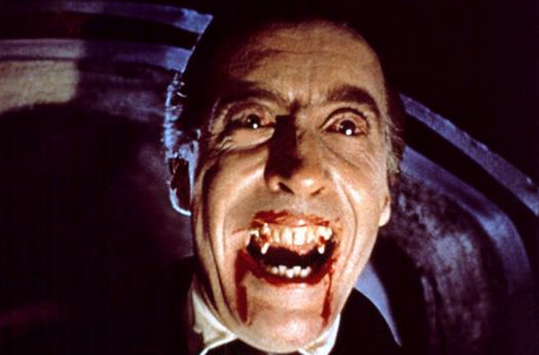 Christopher Lee as Dracula