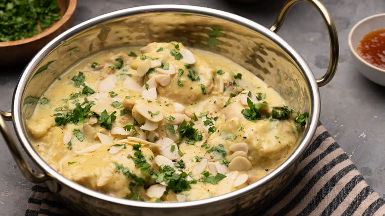 creamy and fragrant chicken korma