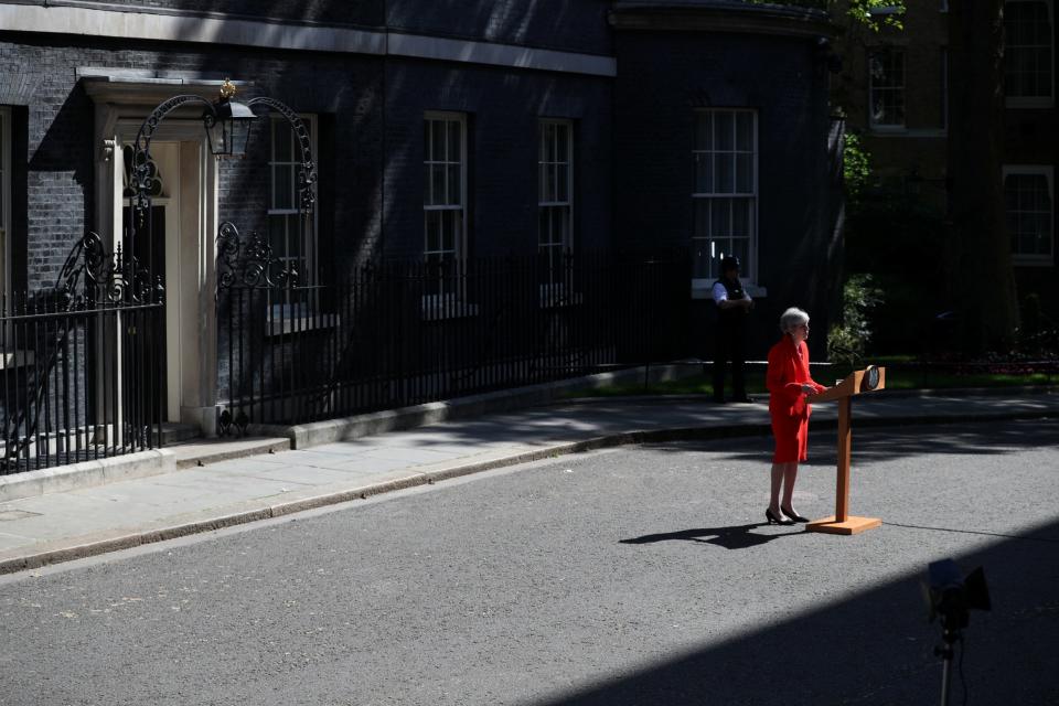 Theresa May has announced she will resign on 7 June, allowing a new Conservative leader to try carry out the Brexit process.Here is the full text of her speech:"Ever since I first stepped through the door behind me as prime minister, I have striven to make the United Kingdom a country that works not just for a privileged few, but for everyone.And to honour the result of the EU referendum.Back in 2016, we gave the British people a choice.Against all predictions, the British people voted to leave the European Union.I feel as certain today as I did three years ago that in a democracy, if you give people a choice you have a duty to implement what they decide.I have done my best to do that.I negotiated the terms of our exit and a new relationship with our closest neighbours that protects jobs, our security and our Union.I have done everything I can to convince MPs to back that deal. Sadly, I have not been able to do so.I tried three times.I believe it was right to persevere, even when the odds against success seemed high.But it is now clear to me that it is in the best interests of the country for a new prime minister to lead that effort.So I am today announcing that I will resign as leader of the Conservative and Unionist Party on Friday 7 June so that a successor can be chosen.I have agreed with the party chairman and with the chairman of the 1922 Committee that the process for electing a new leader should begin in the following week.I have kept Her Majesty the Queen fully informed of my intentions, and I will continue to serve as her prime minister until the process has concluded.It is, and will always remain, a matter of deep regret to me that I have not been able to deliver Brexit.It will be for my successor to seek a way forward that honours the result of the referendum.To succeed, he or she will have to find consensus in parliament where I have not.Such a consensus can only be reached if those on all sides of the debate are willing to compromise.For many years the great humanitarian Sir Nicholas Winton – who saved the lives of hundreds of children by arranging their evacuation from Nazi-occupied Czechoslovakia through the Kindertransport – was my constituent in Maidenhead.At another time of political controversy, a few years before his death, he took me to one side at a local event and gave me a piece of advice.He said, ‘Never forget that compromise is not a dirty word. Life depends on compromise.’He was right. As we strive to find the compromises we need in our politics – whether to deliver Brexit, or to restore devolved government in Northern Ireland – we must remember what brought us here.Because the referendum was not just a call to leave the EU but for profound change in our country.A call to make the United Kingdom a country that truly works for everyone. I am proud of the progress we have made over the last three years.We have completed the work that David Cameron and George Osborne started: the deficit is almost eliminated, our national debt is falling and we are bringing an end to austerity.My focus has been on ensuring that the good jobs of the future will be created in communities across the whole country, not just in London and the South East, through our Modern Industrial Strategy.We have helped more people than ever enjoy the security of a job.We are building more homes and helping first-time buyers onto the housing ladder - so young people can enjoy the opportunities their parents did.And we are protecting the environment, eliminating plastic waste, tackling climate change and improving air quality.This is what a decent, moderate and patriotic Conservative government, on the common ground of British politics, can achieve - even as we tackle the biggest peacetime challenge any government has faced.I know that the Conservative party can renew itself in the years ahead.That we can deliver Brexit and serve the British people with policies inspired by our values.Security; freedom; opportunity.Those values have guided me throughout my career.But the unique privilege of this office is to use this platform to give a voice to the voiceless, to fight the burning injustices that still scar our society.That is why I put proper funding for mental health at the heart of our NHS long-term plan.It is why I am ending the postcode lottery for survivors of domestic abuse.It is why the race disparity audit and gender pay reporting are shining a light on inequality, so it has nowhere to hide.And that is why I set up the independent public inquiry into the tragedy at Grenfell Tower – to search for the truth, so nothing like it can ever happen again, and so the people who lost their lives that night are never forgotten.Because this country is a Union.Not just a family of four nations.But a union of people – all of us.Whatever our background, the colour of our skin, or who we love.We stand together.And together we have a great future.Our politics may be under strain, but there is so much that is good about this country. So much to be proud of. So much to be optimistic about.I will shortly leave the job that it has been the honour of my life to hold – the second female prime minister but certainly not the last.I do so with no ill-will, but with enormous and enduring gratitude to have had the opportunity to serve the country I love."