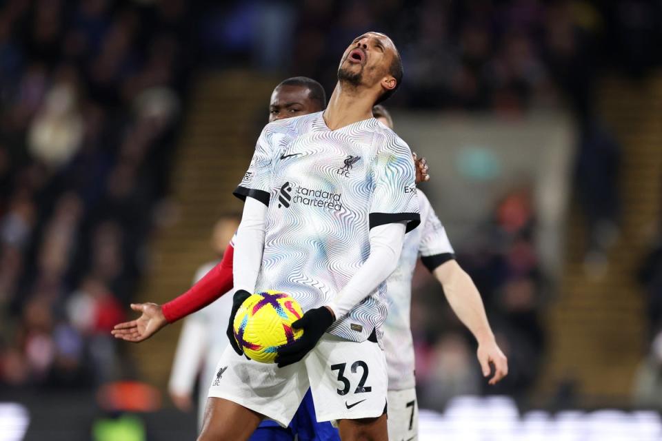 Frustration was palpable at Selhurst Park (Getty Images)