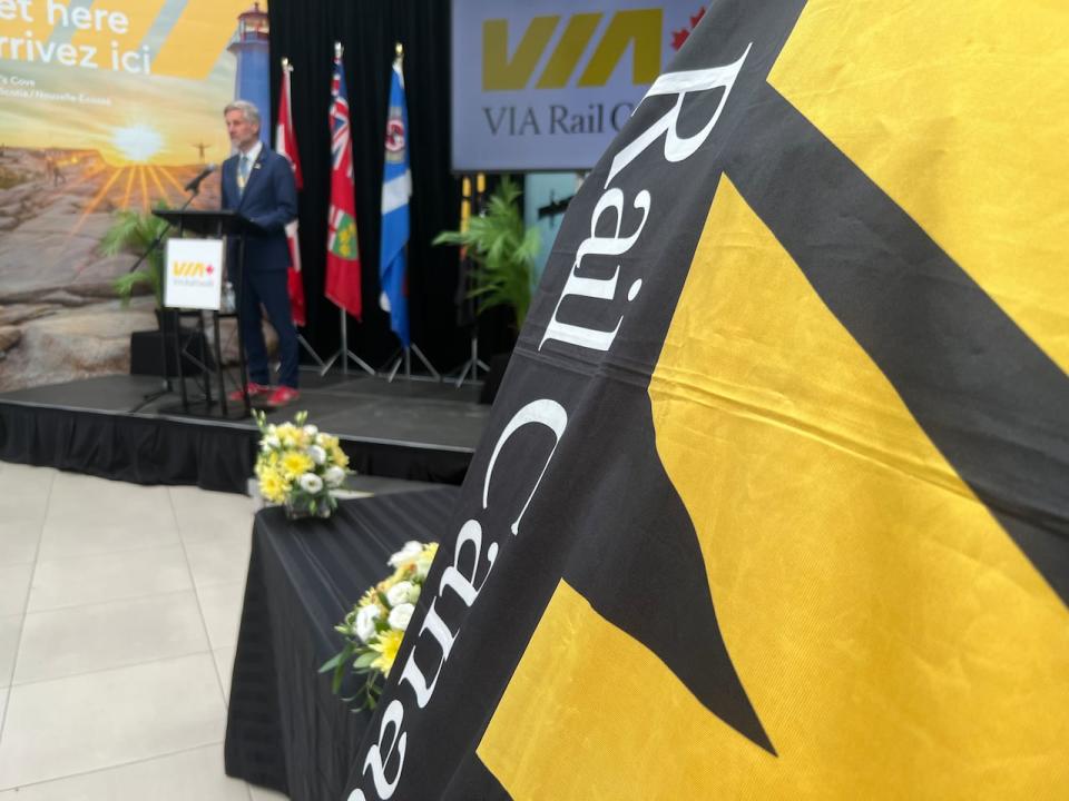 Via Rail CEO Mario Peloquin was in Windsor to unveil the new fleet of trains servicing the southwestern Ontario corridor. 