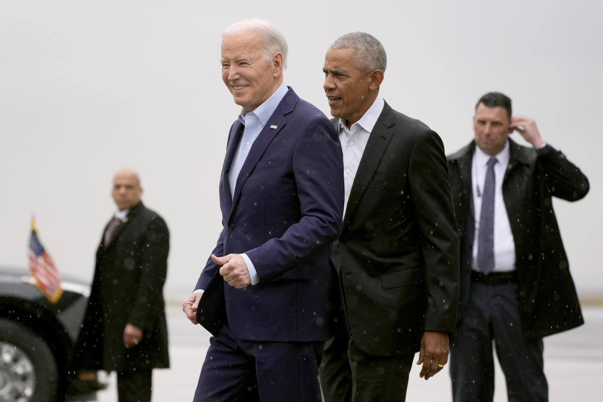 Biden’s fundraiser with Obama and Clinton nets a record  million, his campaign says