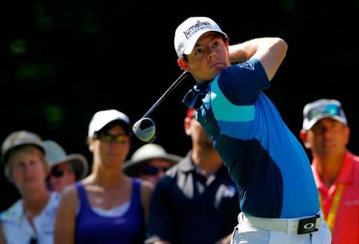 Rory McIlroy of Northern Ireland during the second round of The Players Championship in Ponte Vedra Beach, Florida, on May 11. McIlroy opened with a 72, then followed with a 76 to miss the cut for the first time in more than a year