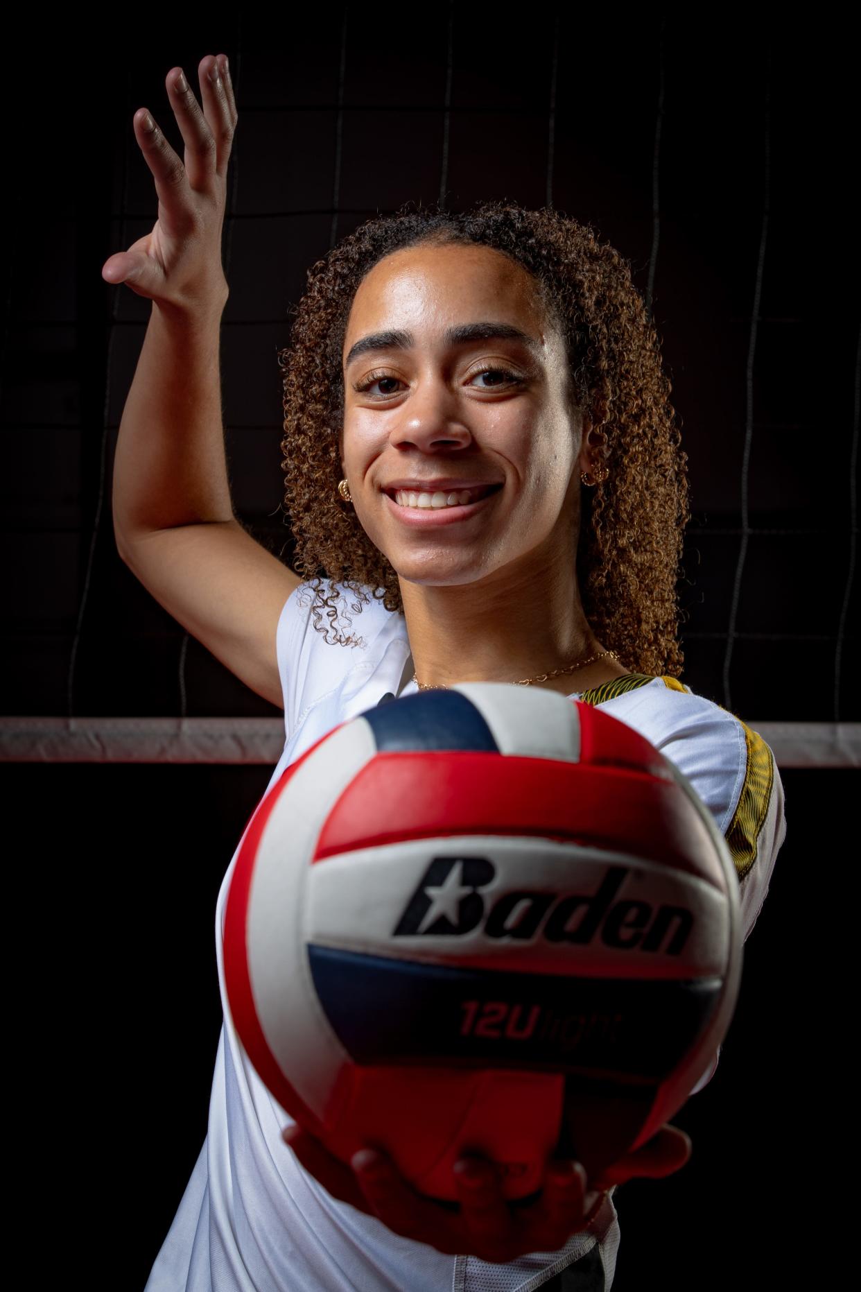 Cam McCollum from Avon High School is photographed for the 2024 IndyStar Girls Volleyball Super Team on Tuesday, August. 6, 2024, at The Academy Volleyball Club in Indianapolis.