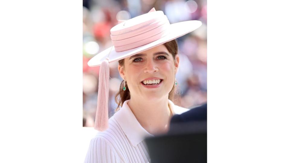 Eugenie was glowing