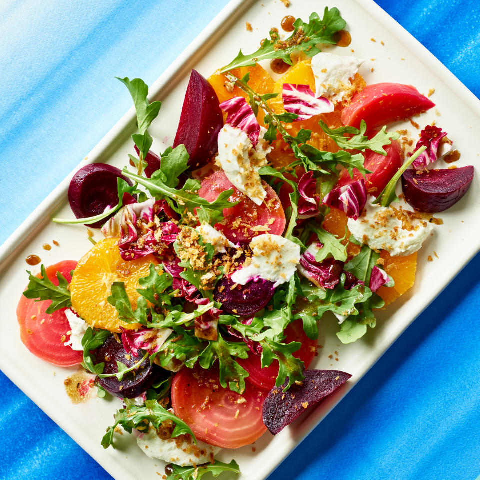 Bitter Greens Salad with Beets & Oranges