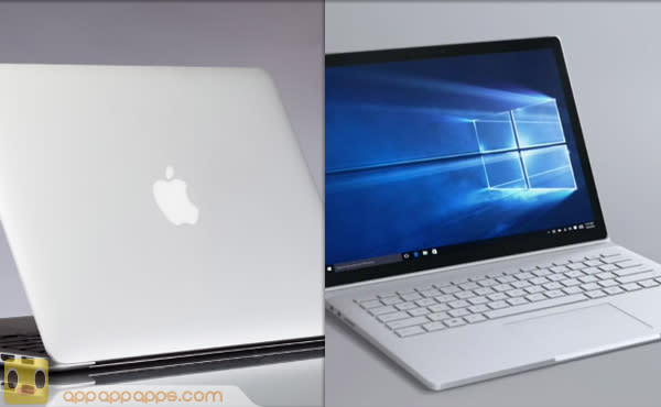 鬥得過！新世代筆電對決: Surface Book, Surface Pro 4 vs MacBook Air, MacBook Pro [圖表]