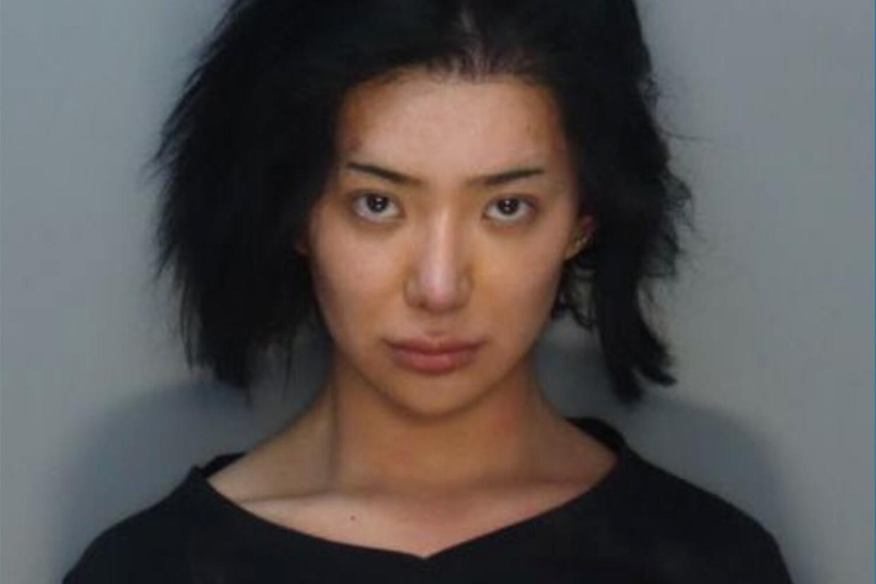 Influencer Nikita Dragun was arrested Monday night at a hotel in Miami and charged with felony assault of a police officer, according to the Miami-Dade Police Department.