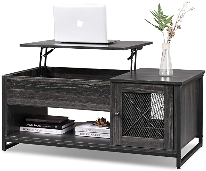 wlive industrial lift top coffee table