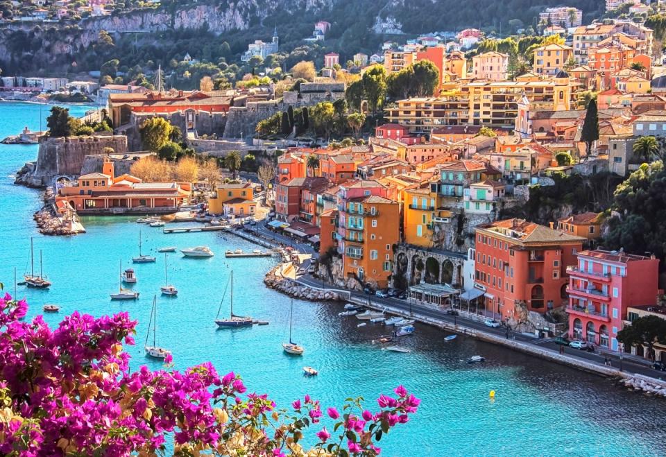 The colourful walls of Villefranche-sur-Mer, Nice (Getty Images/iStockphoto)