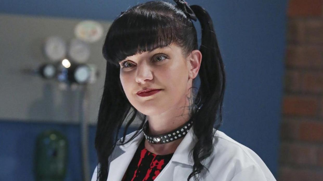  Pauley Perrette on NCIS. 