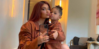 Kylie Jenner shares photo of Stormi with Louis Vuitton bag