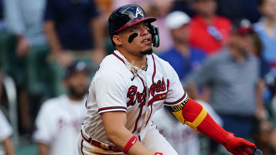 William Contreras has been in the Atlanta Braves organization since he was 17. The Brewers acquired the 2022 All-Star catcher in a three-team trade Monday.