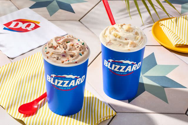 <p>Dairy Queen</p> Dairy Queen has BOGO Blizzards to celebrate the new summer menu