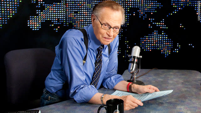 Larry King a prezentat la CNN emisiunea