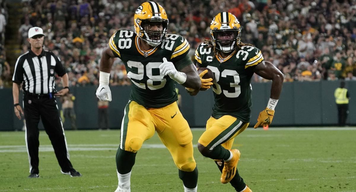Packers back AJ Dillon focuses on play style, not stats