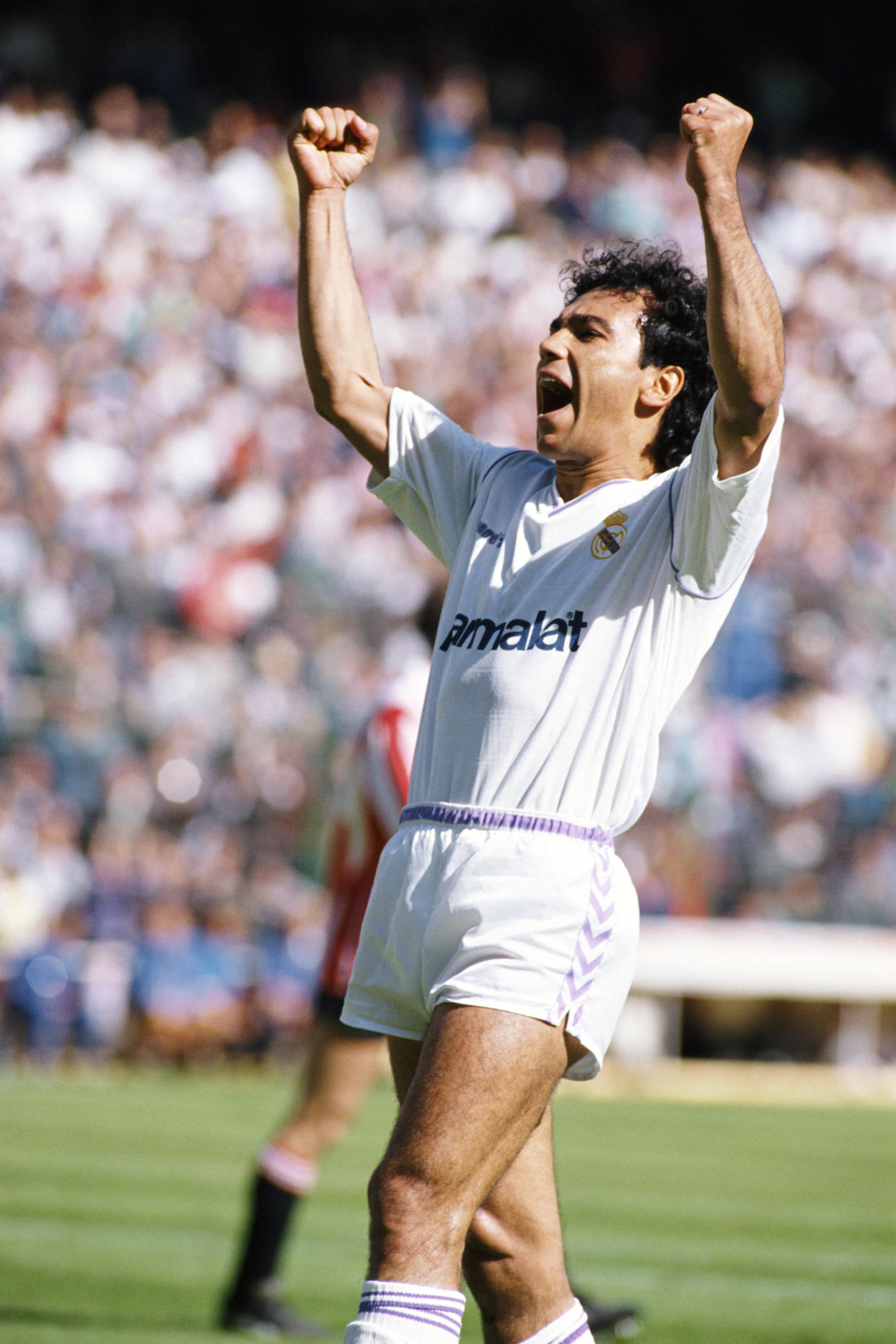 Real Madrid disfrutó de los mejores años de Hugo Sanchez como futbolista (Foto de: David Leah/Allsport/Getty Images)