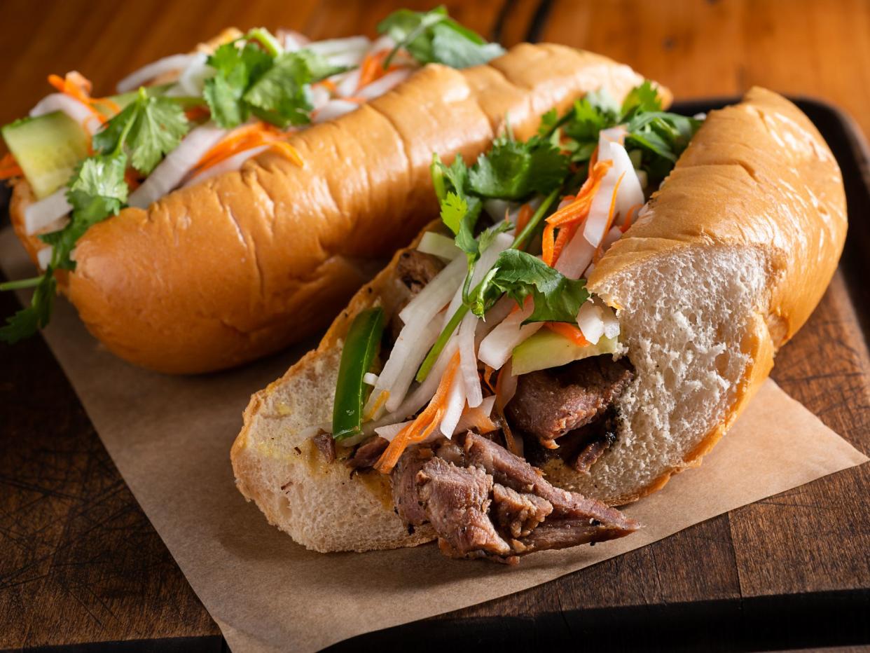 Vietnamese Banh Mi Sandwich