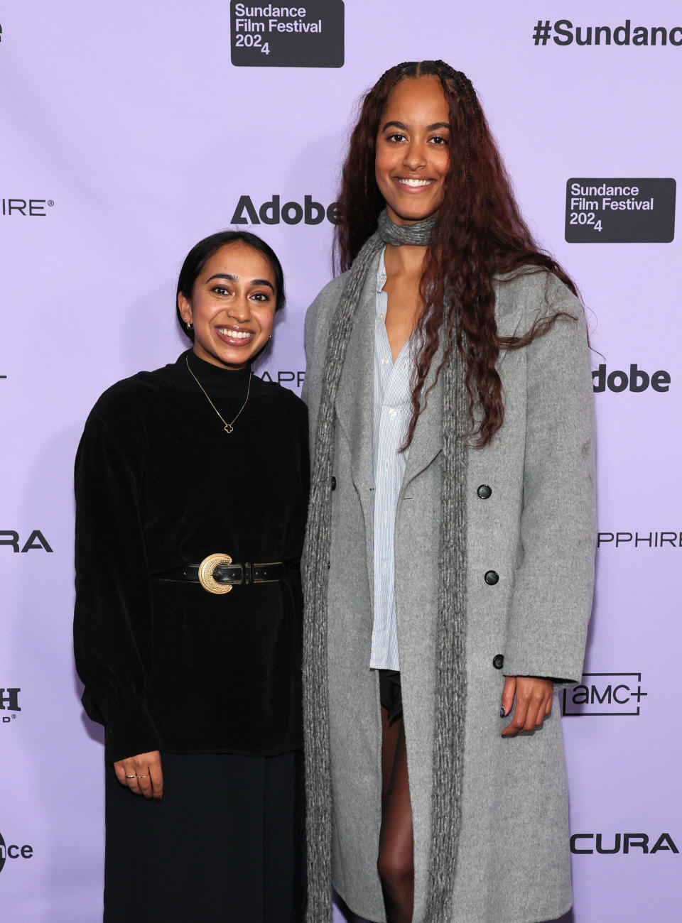 Malia Obama with another individual at Sundance