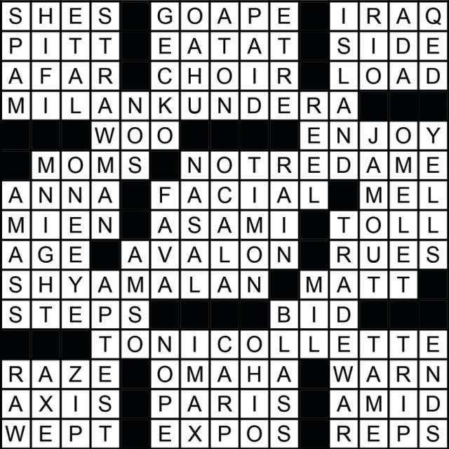 Puzzles: Printable Crossword - Issue: July 28, 2023