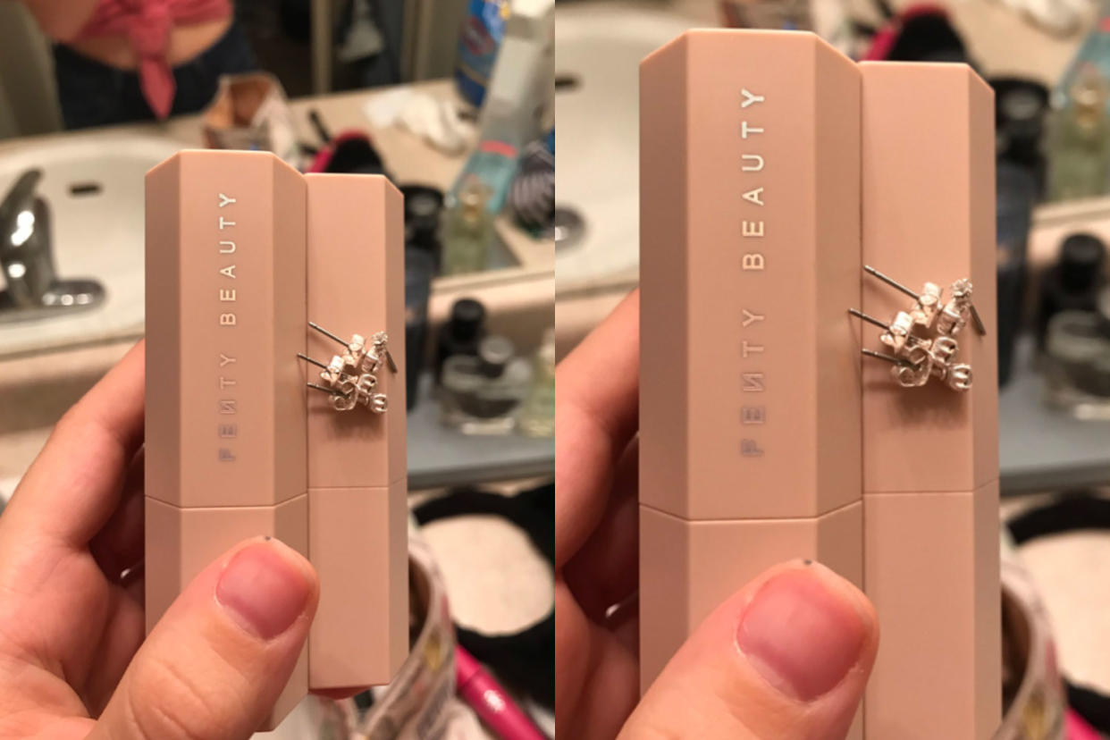 Fenty Beauty Match Stix will literally save your life with its magnetic property. (Photo: Twitter/ItsShelbyTho)