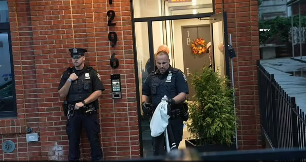 Police were originally called to the apartment on Friday after reports of “screaming” (FNTV)