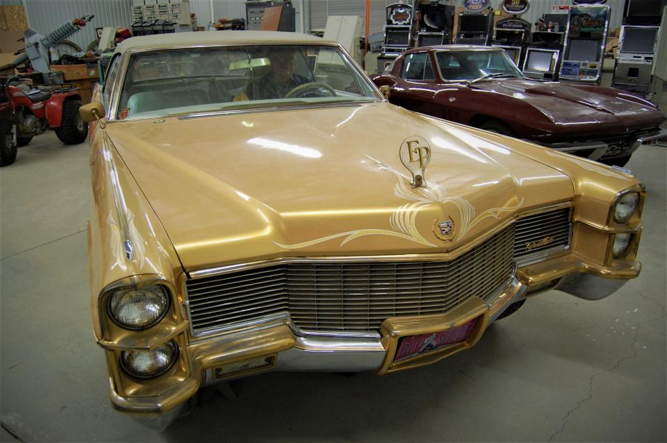 Tommy Bolack bought Elvis Presley's gold Cadillac Eldorado in the late 1990s and has it insured for $200,000.