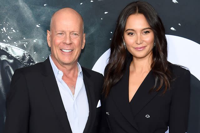 Jamie McCarthy/Getty Bruce Willis and Emma Heming Willis at the "Glass" New York Premiere in January 2019
