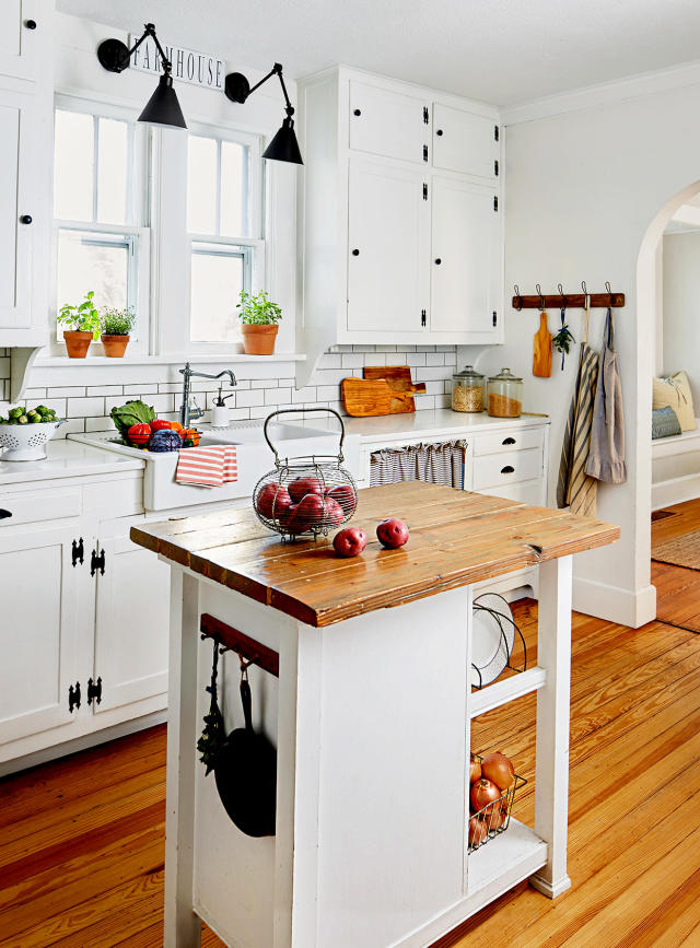 20 Small Kitchen Island Ideas That Will Add Storage