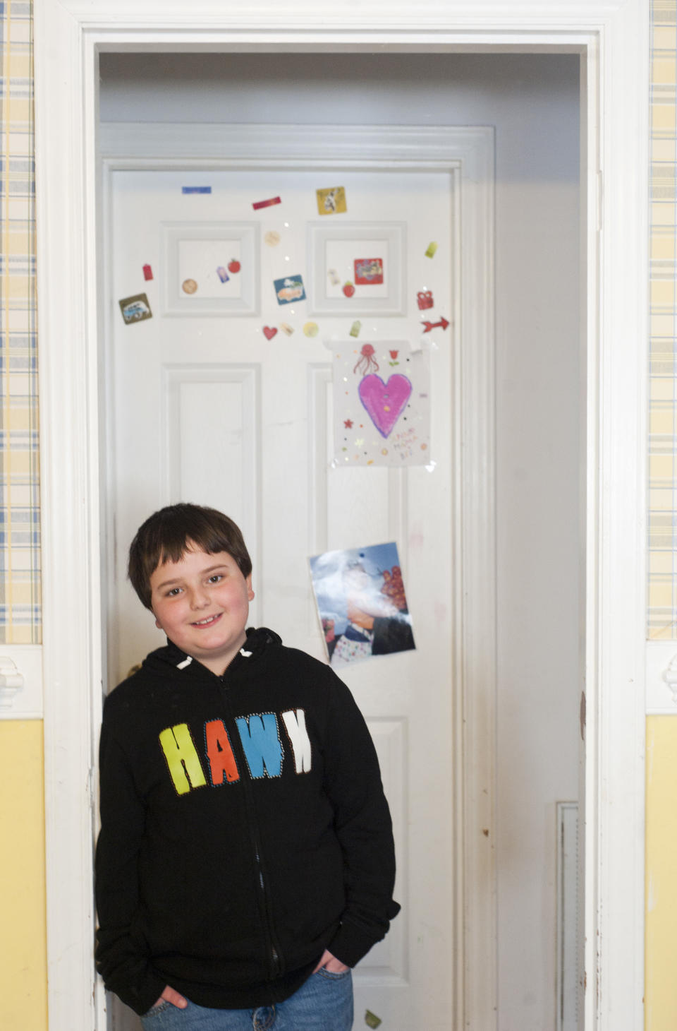 Sunnie Kahle, 8, recently withdrew from Timberlake Christian School in Forest, Va. after the school sent a letter asking her to either dress and act more feminine or not enroll again because she looked too much like a boy. (AP Photo/The News & Advance, Jill Nance)