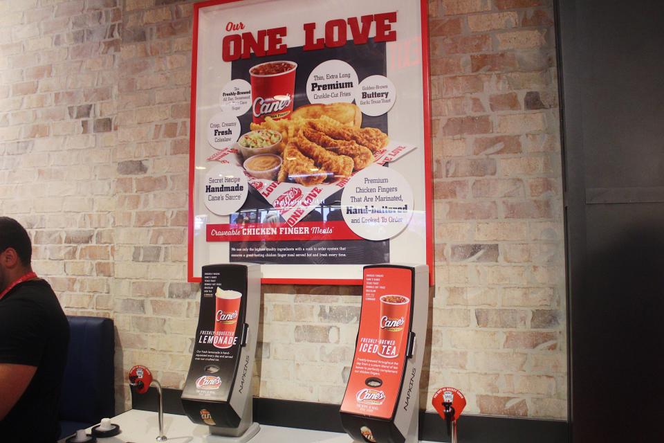 raising canes times square flagship restaurant