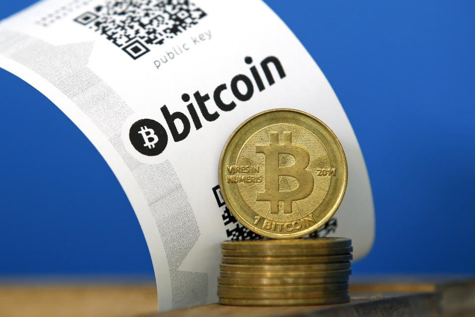 Analysts said that one major factor holding back institutional adoption of bitcoin and other cryptocurrencies is their volatility. Photo: Benoit Tessier/Reuters