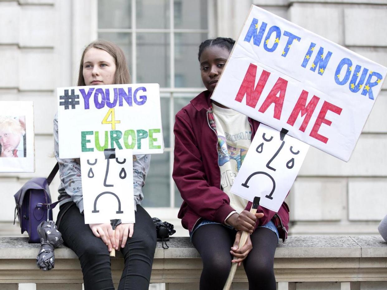 Protests took place in London and other parts of the country in the weeks after the Brexit vote: PA Archive/PA Images