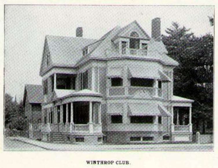 The building at 1 Church Green was once home to the Winthrop Club, as well as the site of the first bowling alley in Taunton.