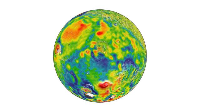 New Gravity Map Sheds Light On Mars' Mysterious Interiors