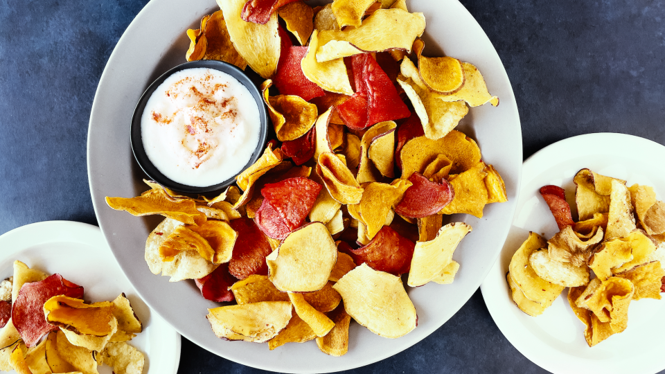 Vegetable crisps