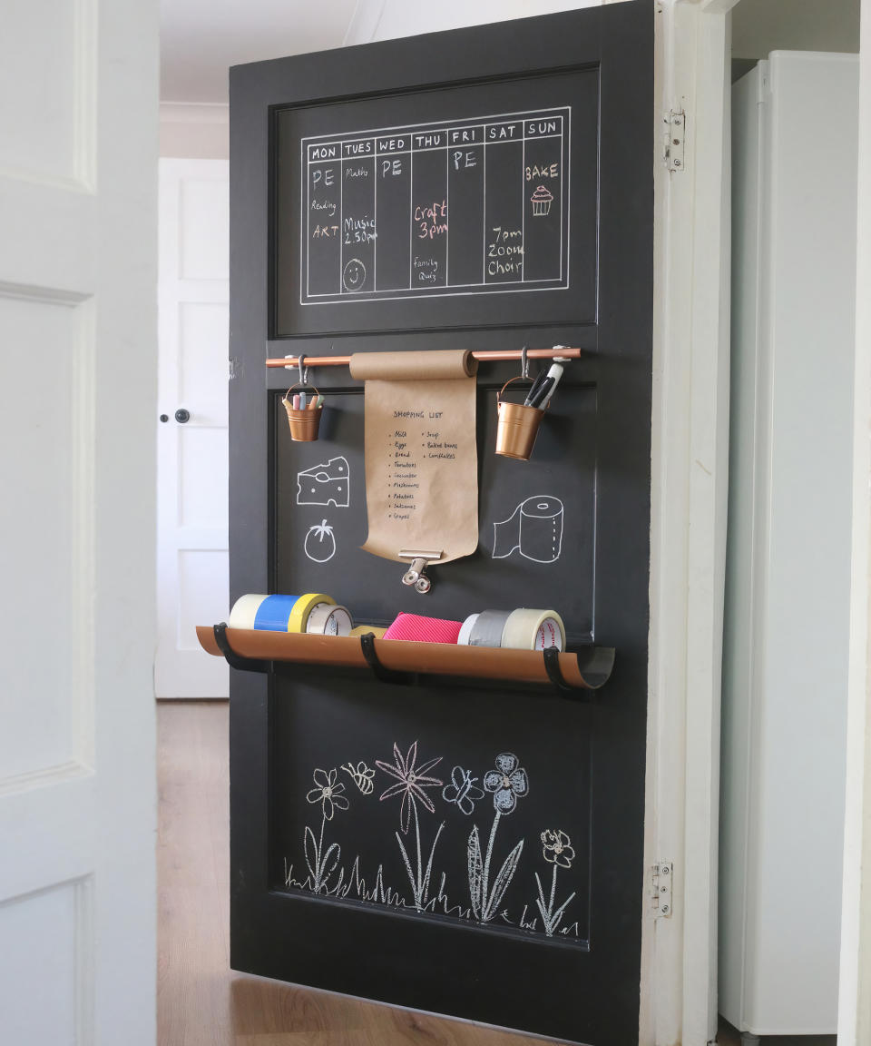 Create a family-friendly DIY door organizer