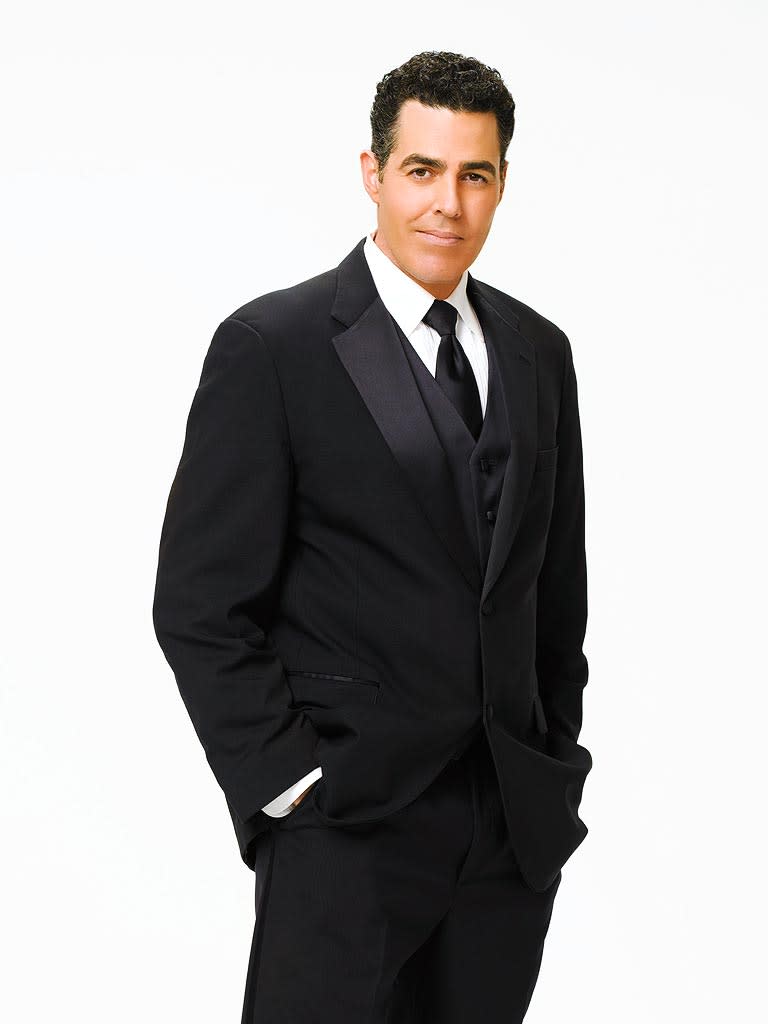 Television and radio personality Adam Carolla partners with professional dancer Julianne Hough for Season 6 of Dancing with the Stars.